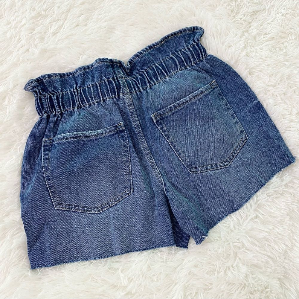 Wild Fable High Rise Jean Shorts with Drawstring - Picture 3 of 4